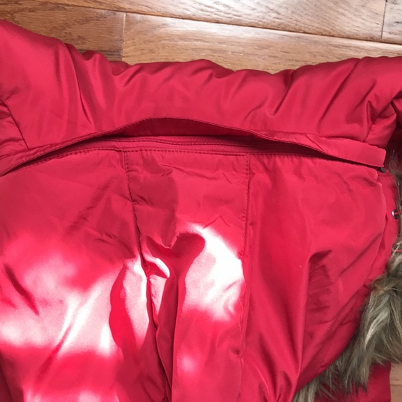 Red Calvin Klein Down Coat - Picture 6 of 16